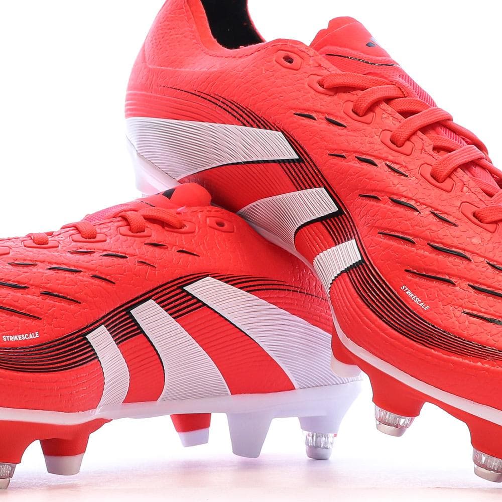 Chaussures de Foot Rouges Adidas Predator League SG 7