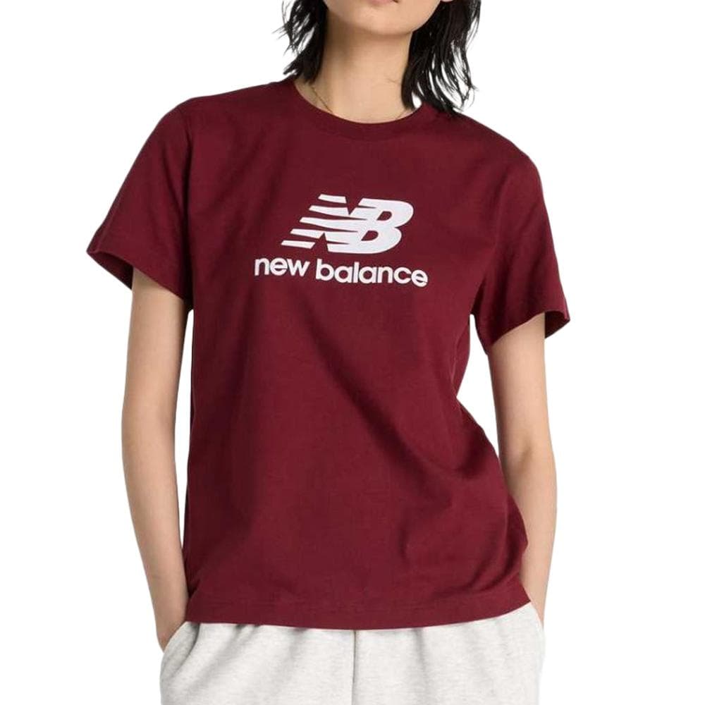T-Shirt Bordeaux Femme New Balance Sport Essentials 1