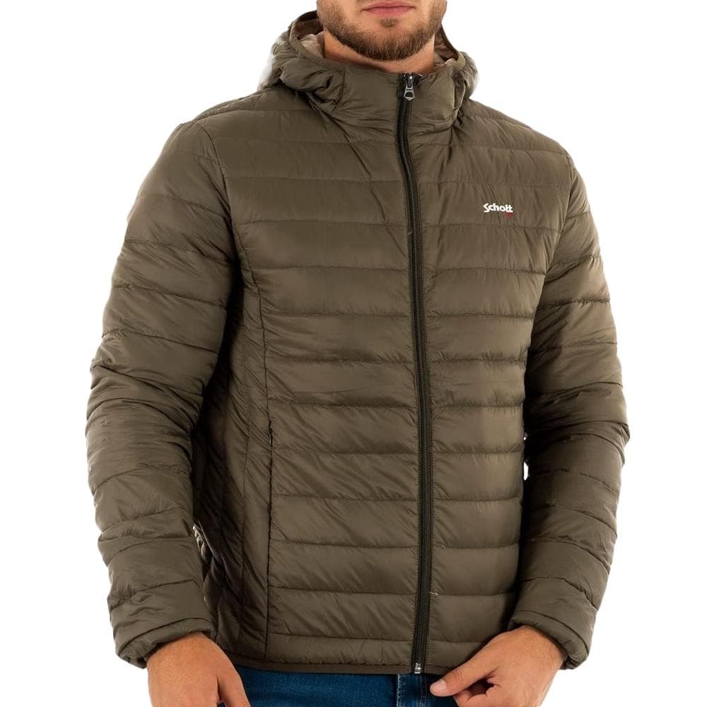Doudoune Kaki Homme Schott SILVERADORS 1