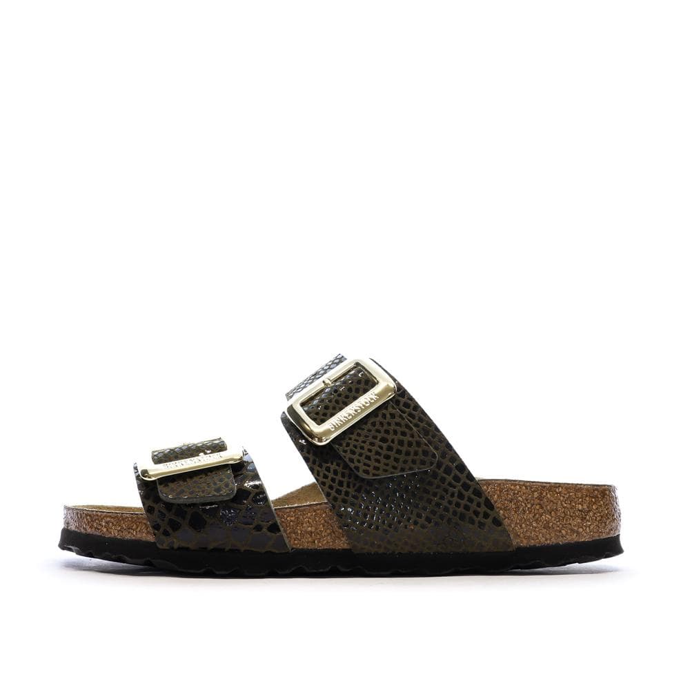 Sandales Kaki Femme Birkenstock Sydney Cushion Buckle 1