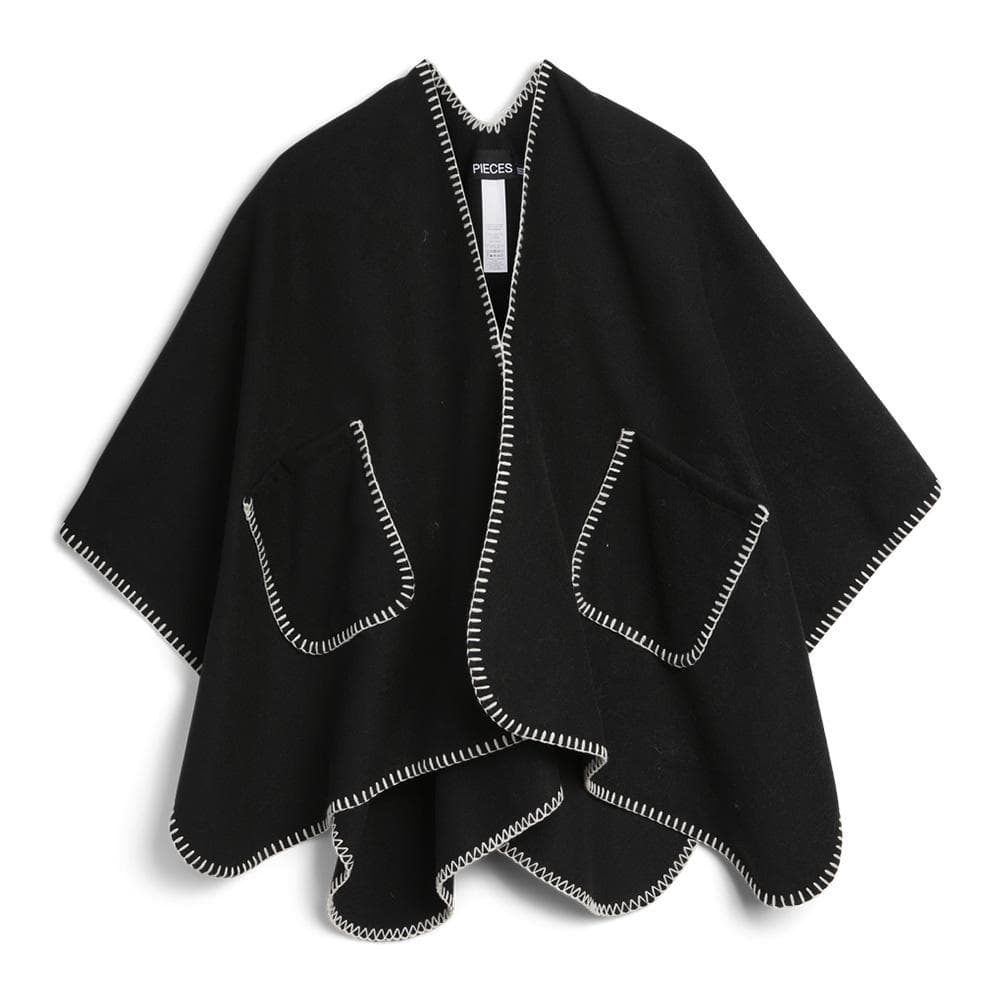 Veste Noire Femme Pieces Nadja 1