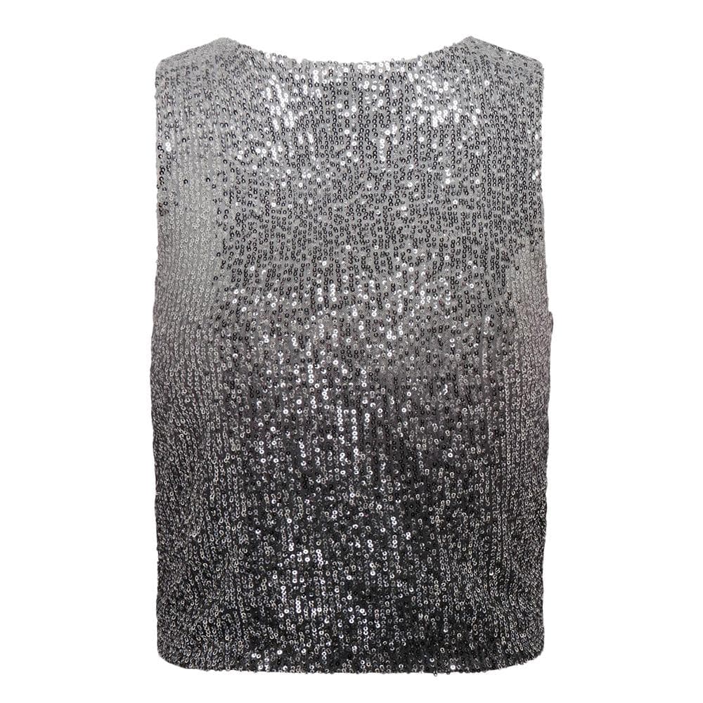 Top Sequins Gris Argent Femme JDY Milo 2