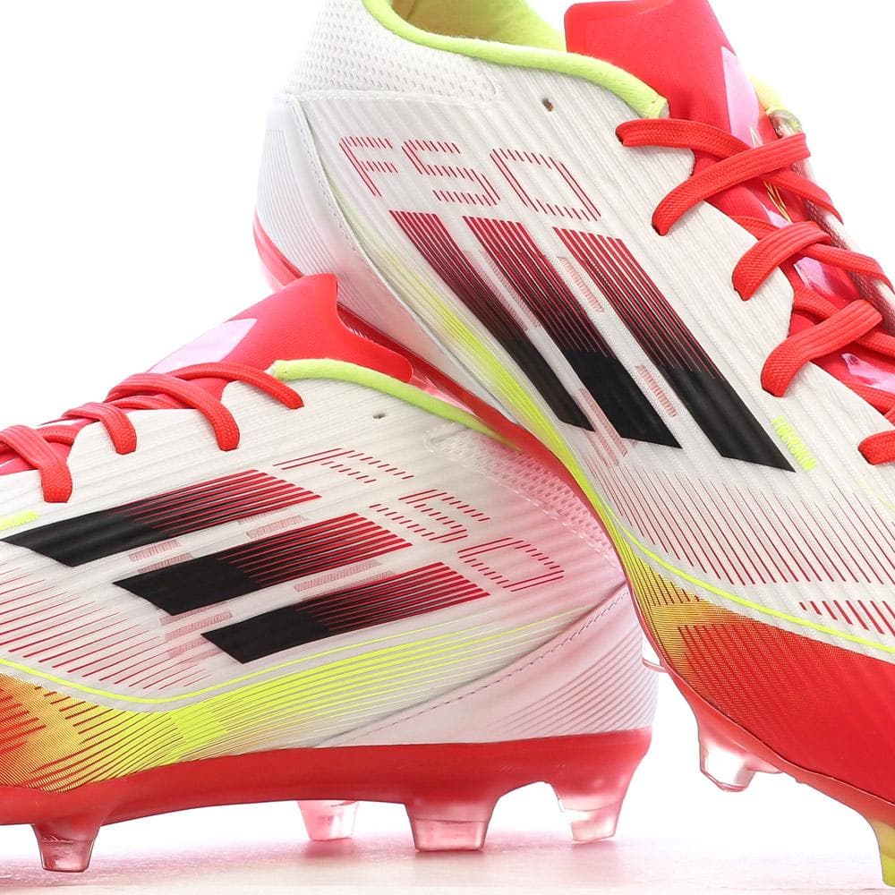 Chaussures de Foot Blanc/Rouge Adidas F50 League FG/MG 7