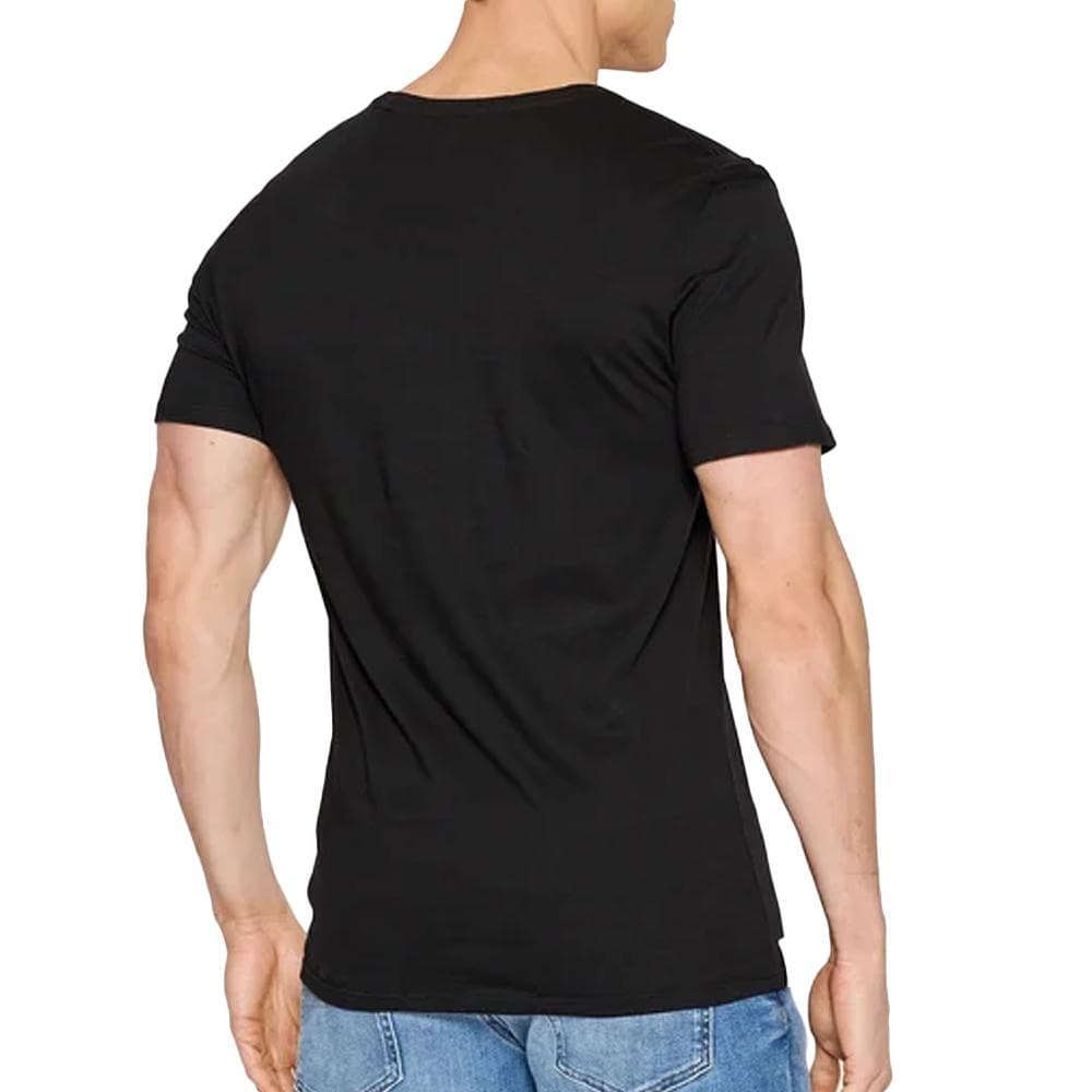 x3 T-shirt Noir Homme Lacoste TH3321-031 3