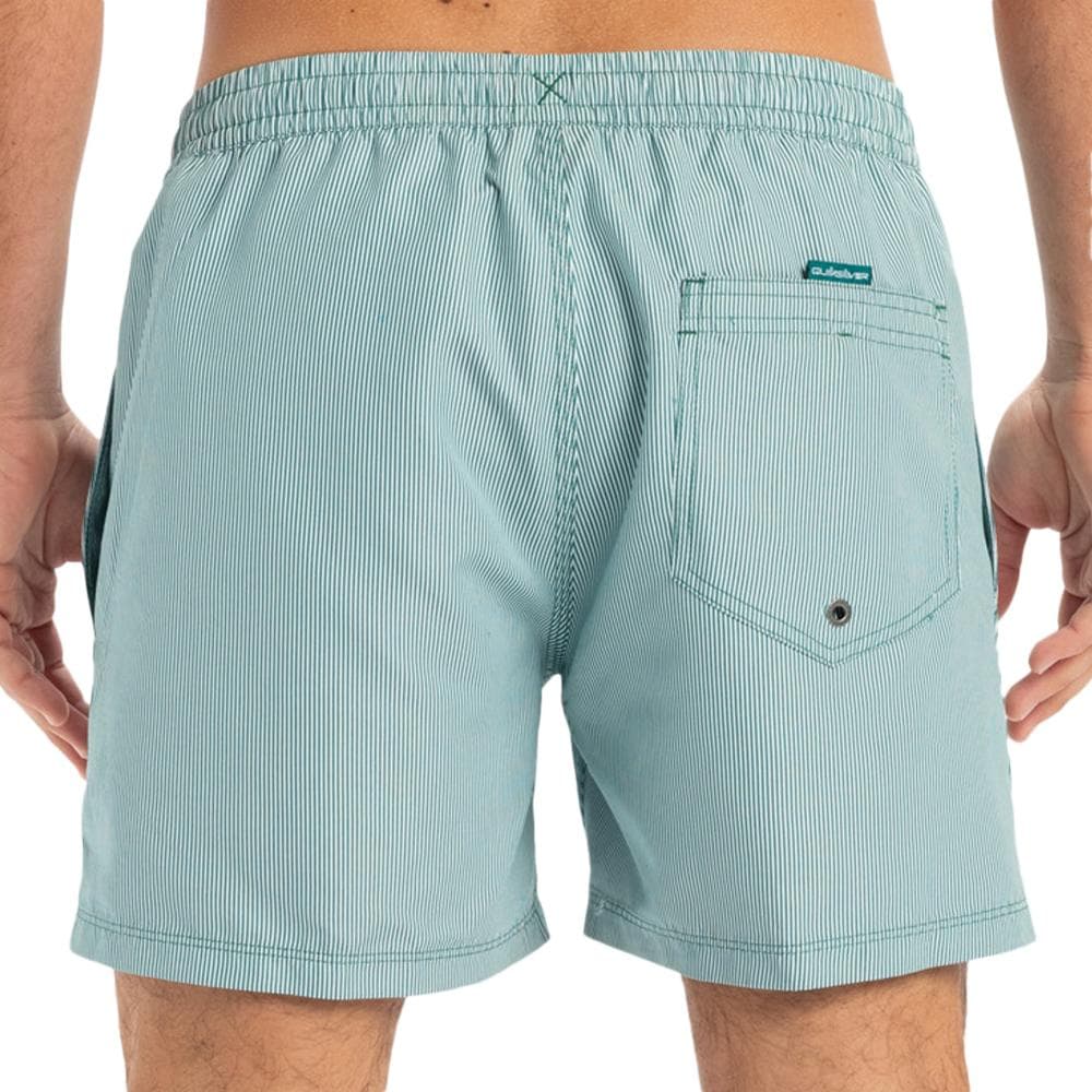 Short de Bain Vert Homme Quiksilver Deluxe 15 2