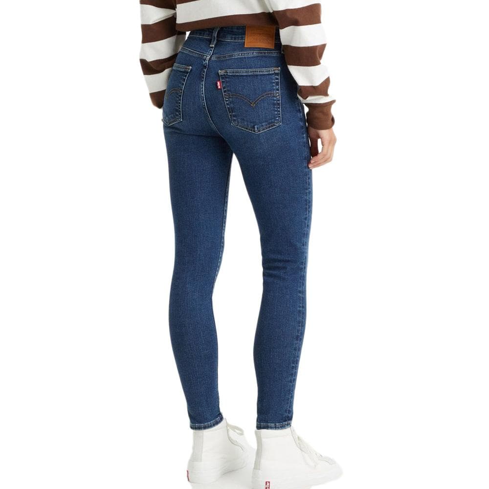 Jeans 721 Bleu Brut Skinny Femme Levi's High Rise Skinny Dark Indin 2