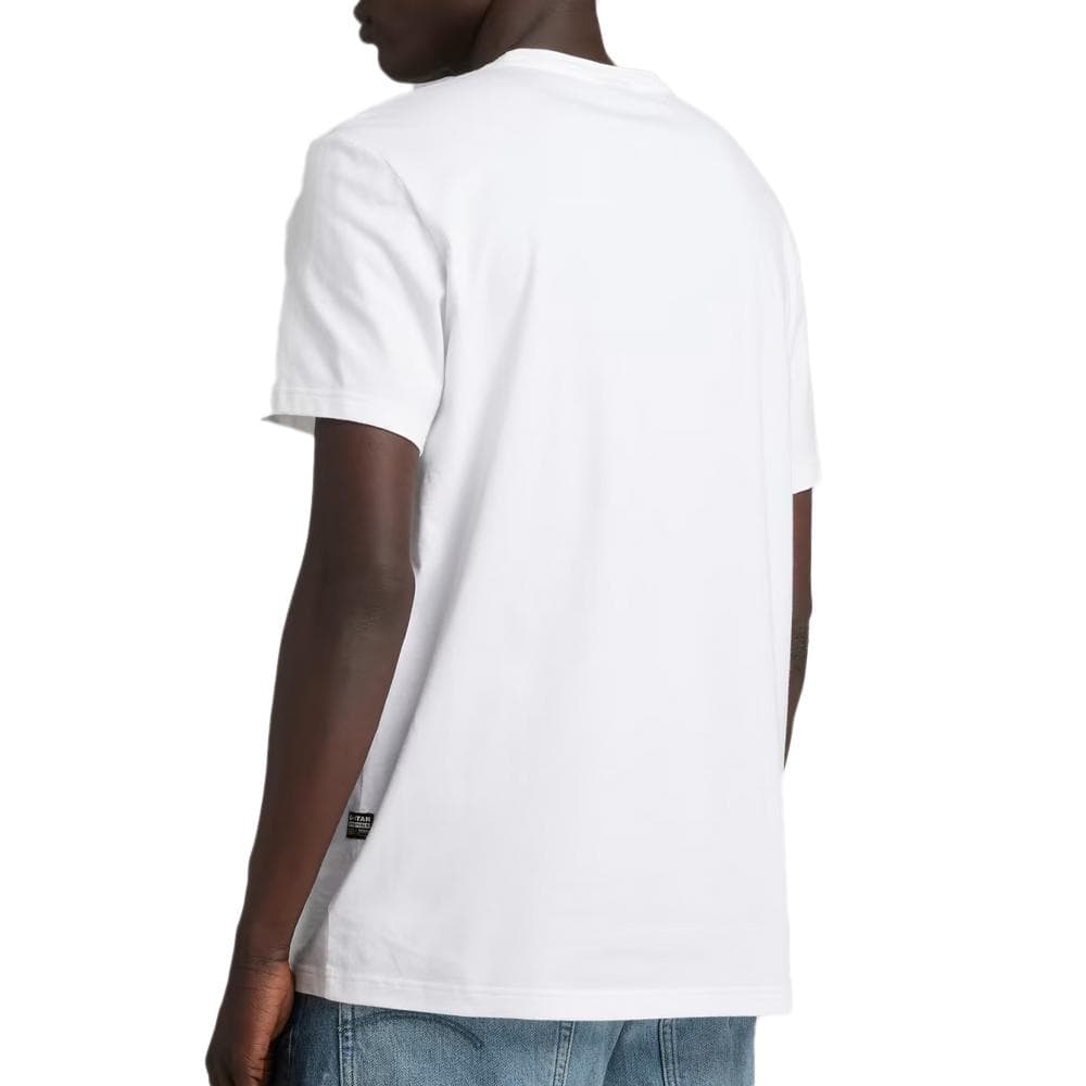 T-shirt Blanc Homme G-Star Chest 2
