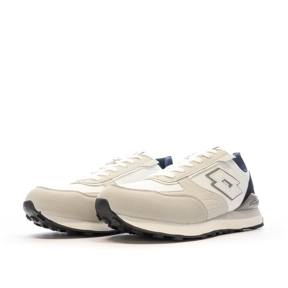 Baskets Blanc/Gris Homme Lotto Twenty 5 6