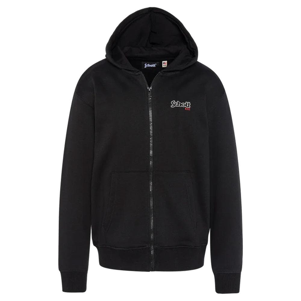 Sweat à capuche Noir Garçon Schott SAM 1