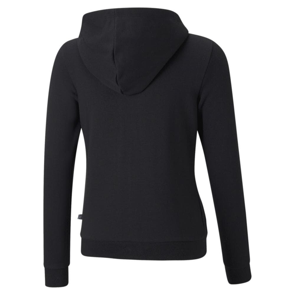 Sweat Zippé Noir Fille Puma Essential Logo Full 2