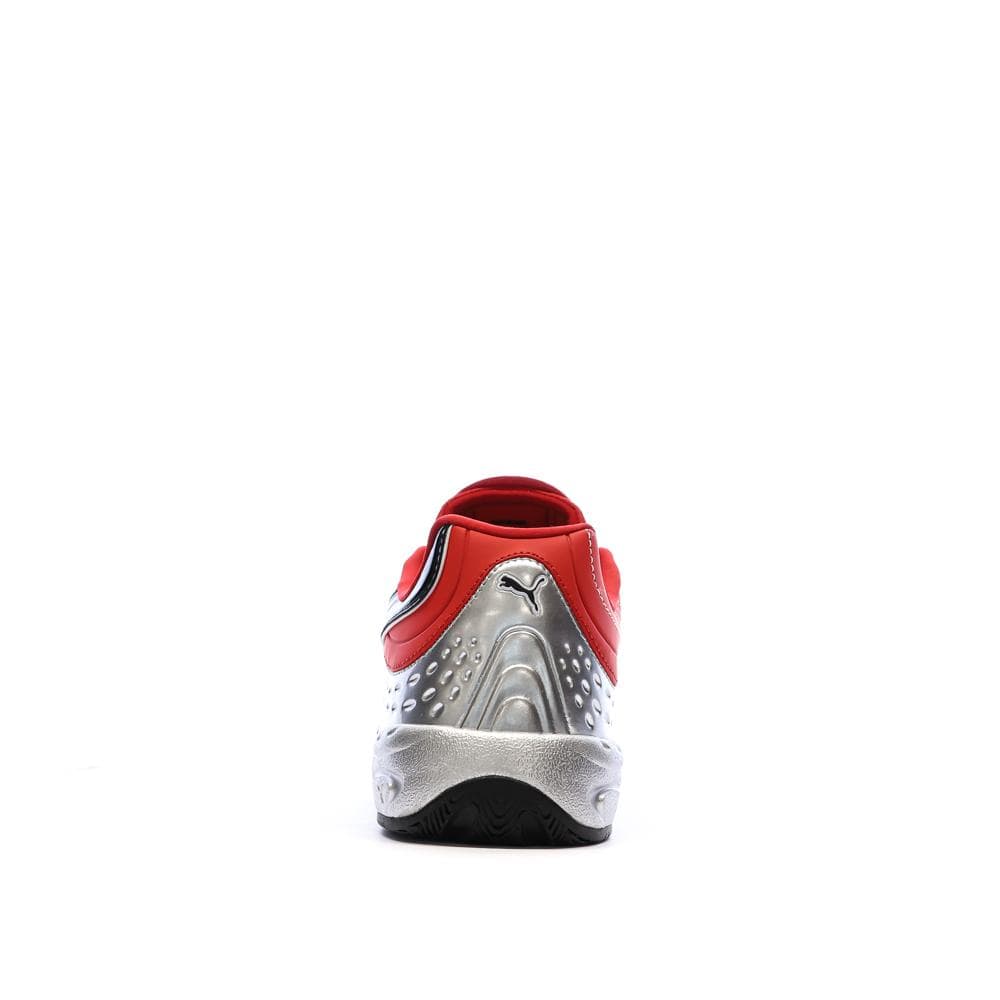 Baskets Noires/Rouges/Argent Homme Puma Goalgetter 3
