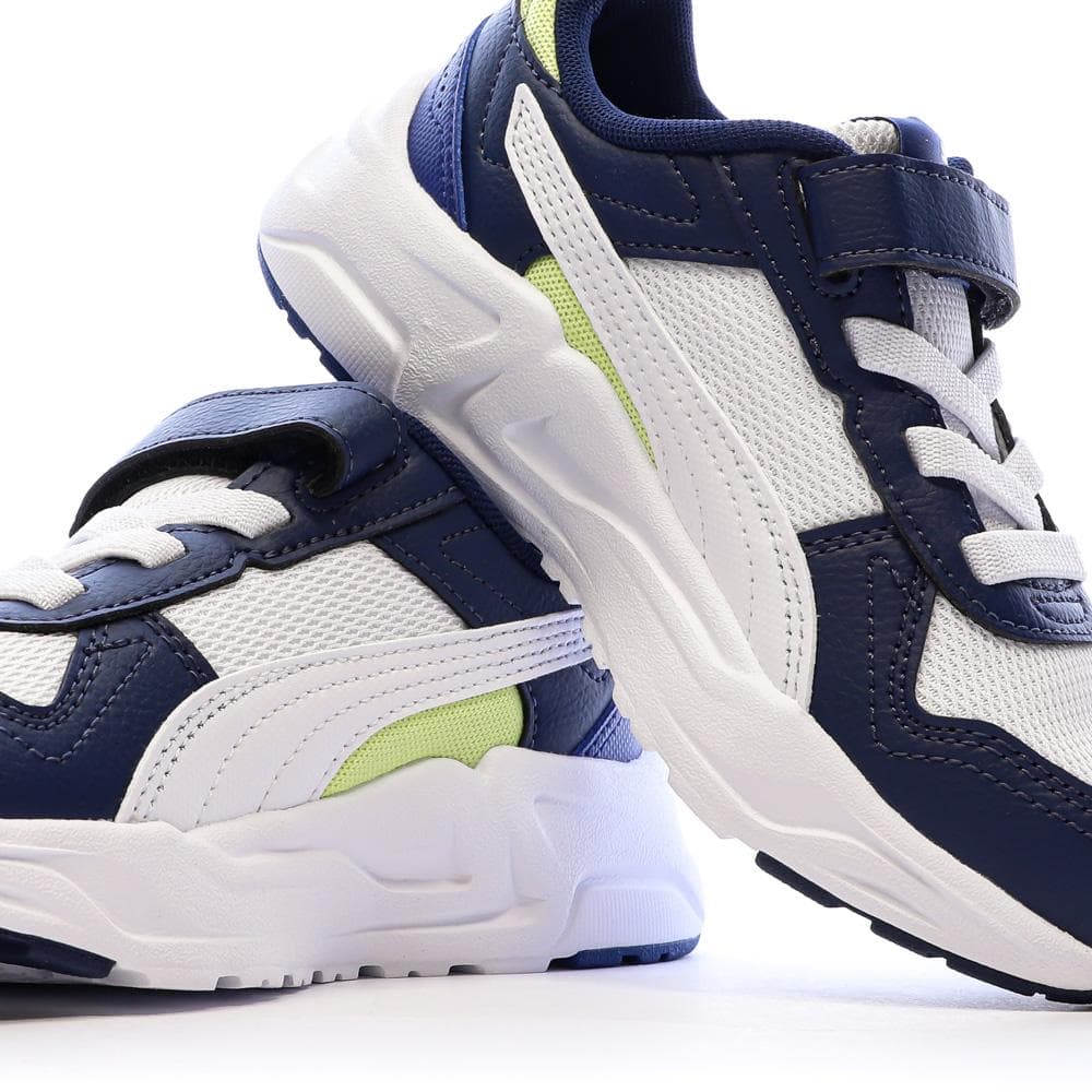 Baskets Marine/Blanche Garçon Puma Trinity 2 Lt 7