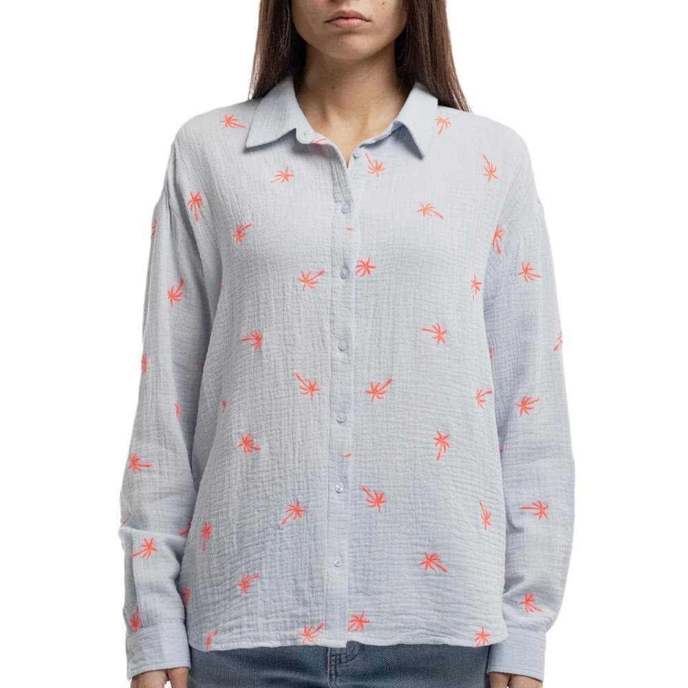 Chemise Palmier Bleu Femme Teddy Smith Livana 1