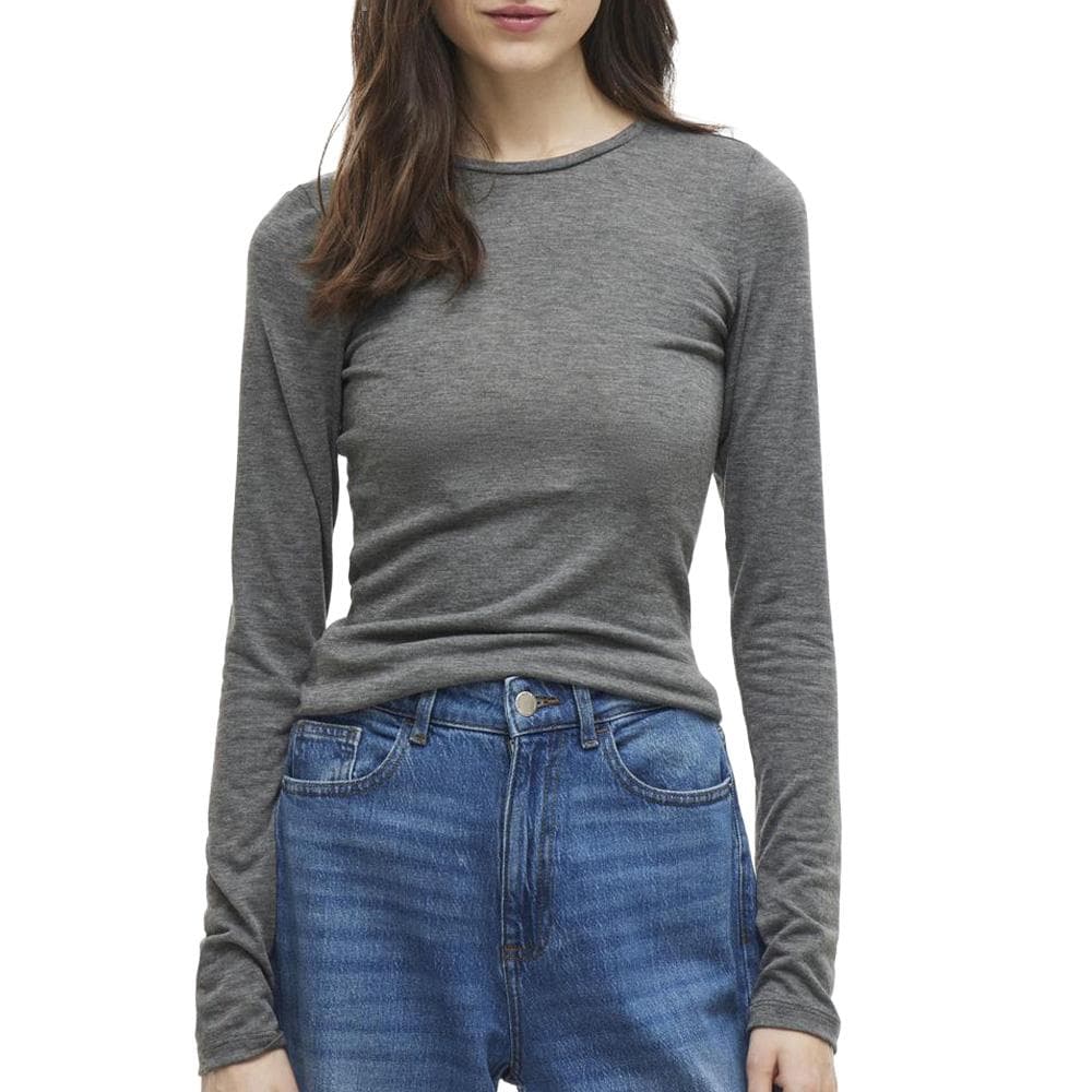 T-Shirt Gris Femme Vila Nellie 1