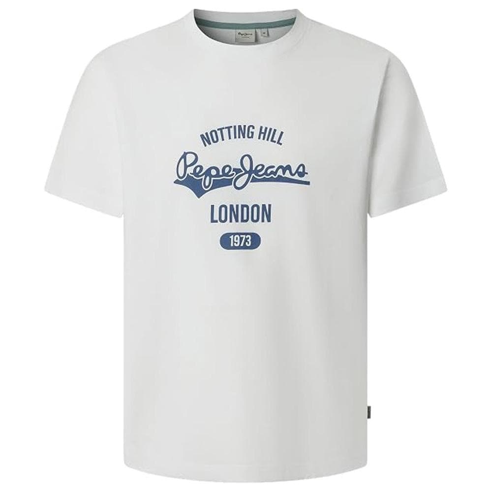 T-Shirt Blanc/Marine Homme Pepe jeans Jimmy 1