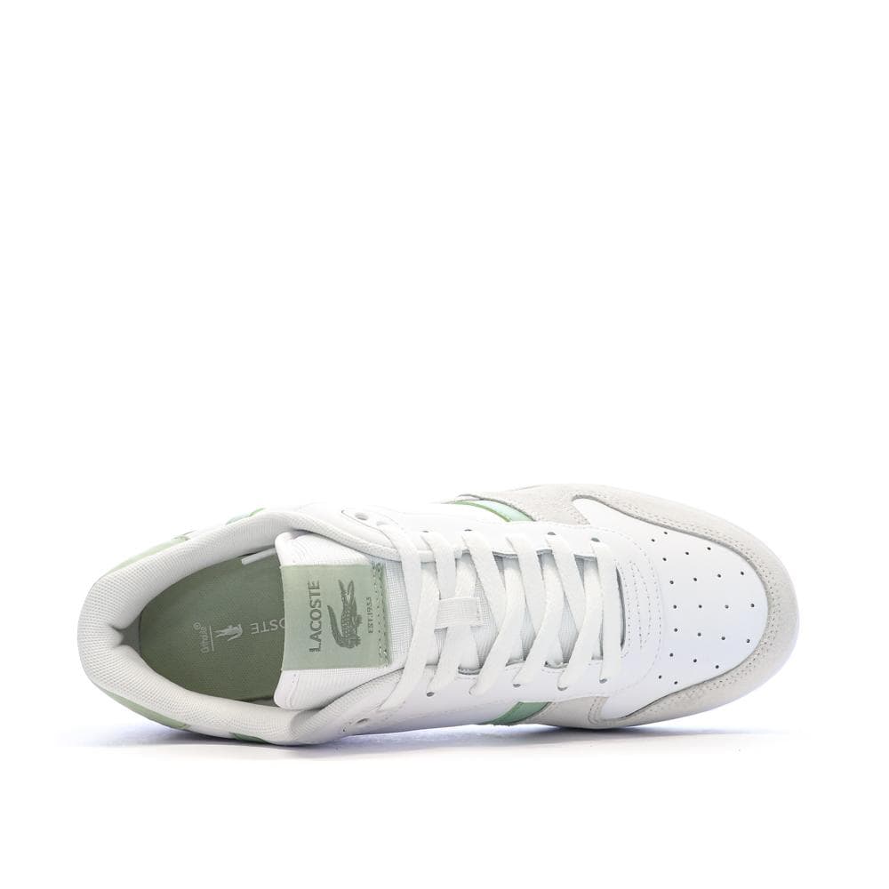 Baskets Blanc/Vert Homme Lacoste T-clip Set 125 4