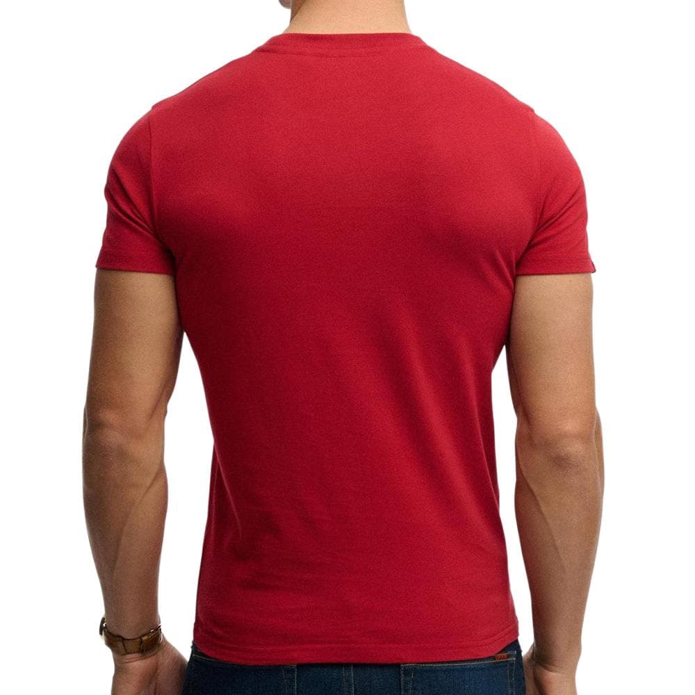 T-Shirt Rouge Vif Homme Superdry Essentials 2