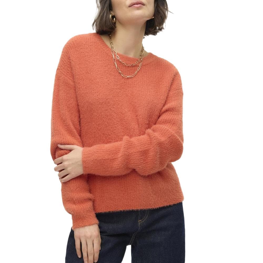 Pull Orange Femme Vero Moda Puff 1