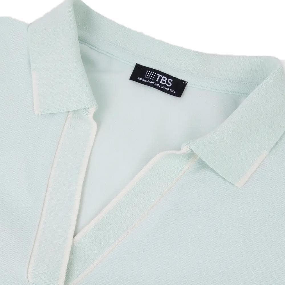 Polo Bleu Femme TBS Nuage 3