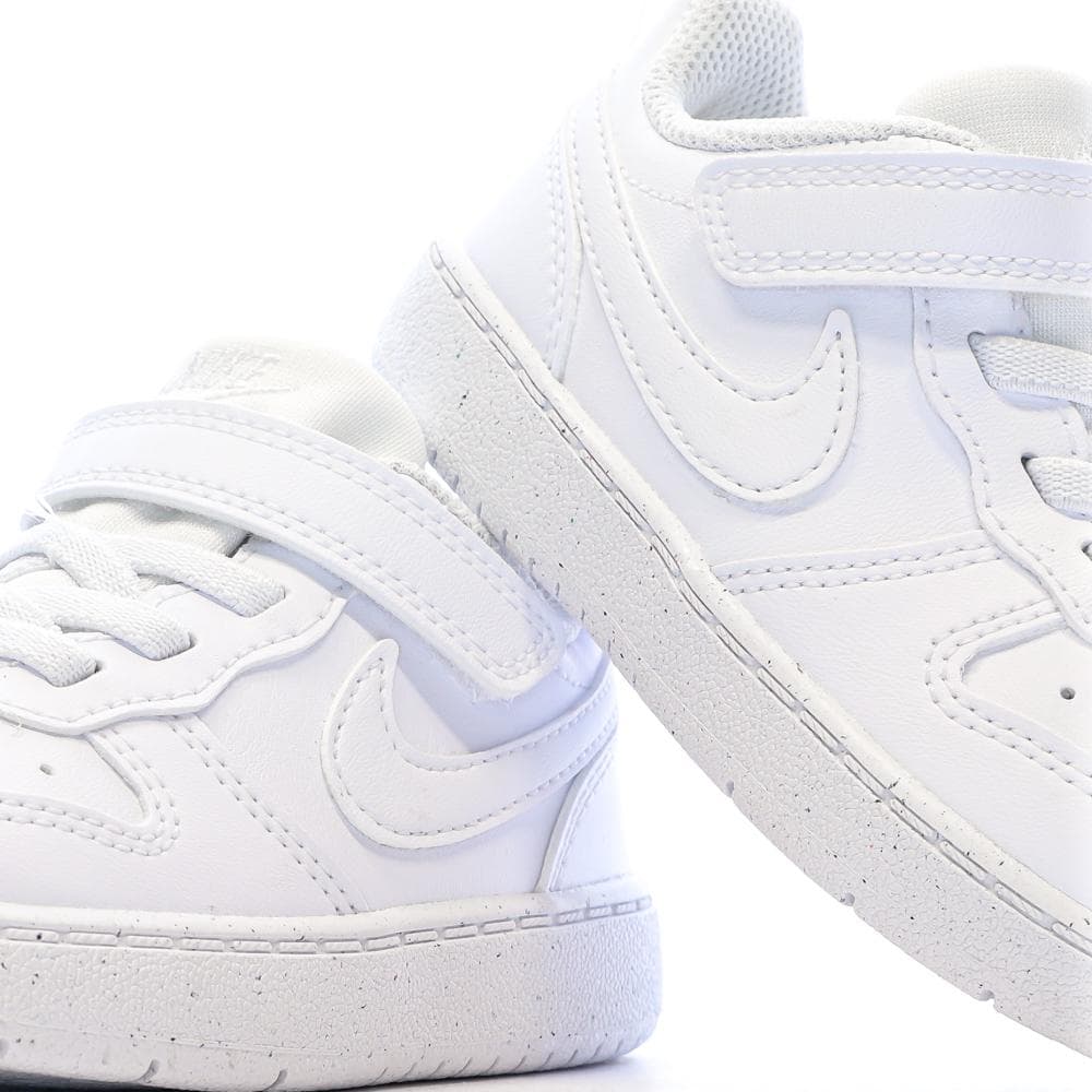 Baskets Blanc Enfant Nike Court Borough Low Recraf 7