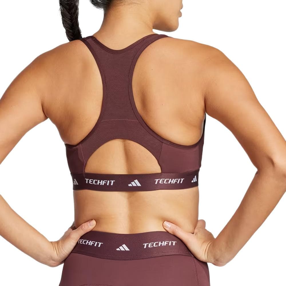 Brassière de Sport Prune Femme Adidas Tf Bra 2