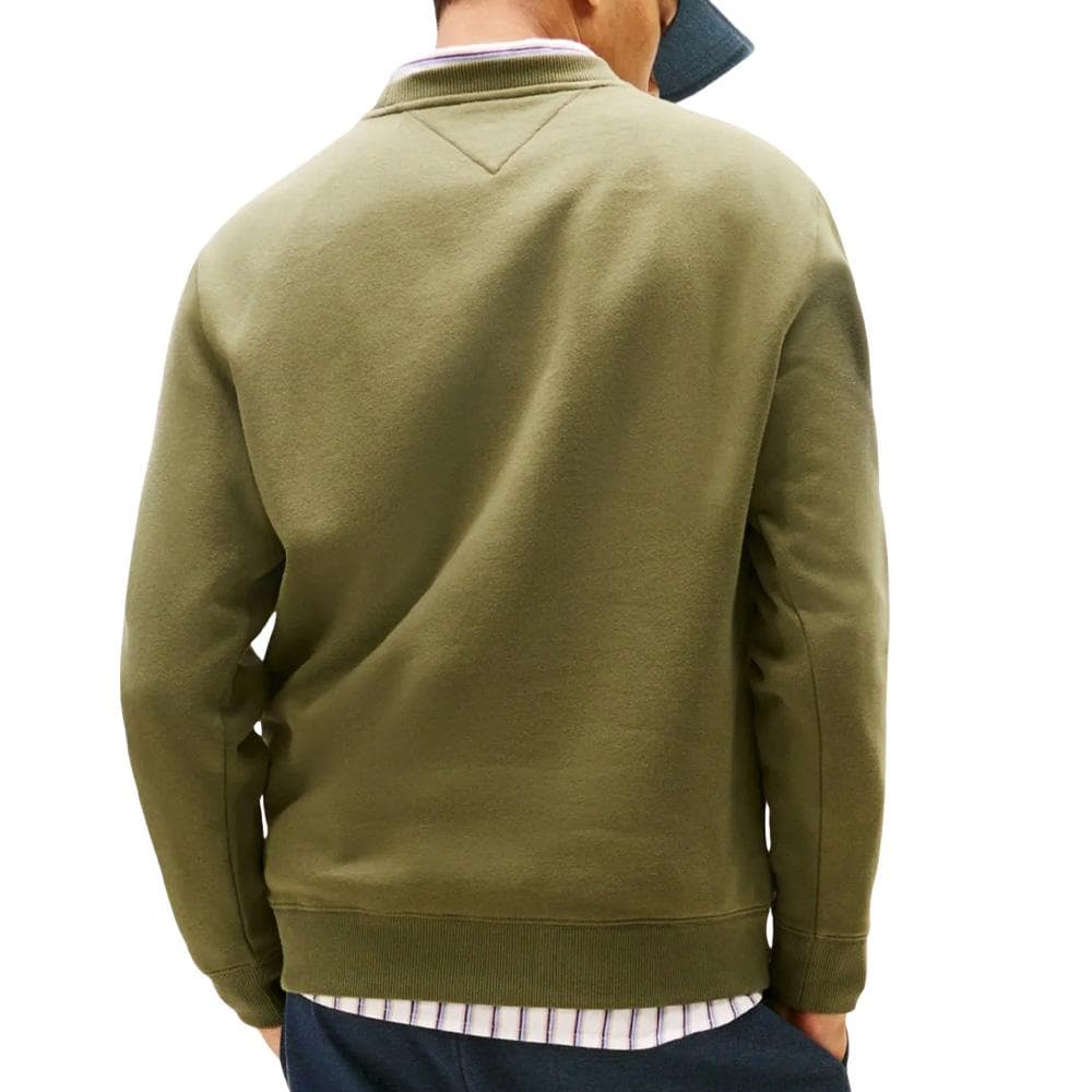 Sweat Vert Foncé Homme Tommy Hilfiger Reg Flag Crews 2