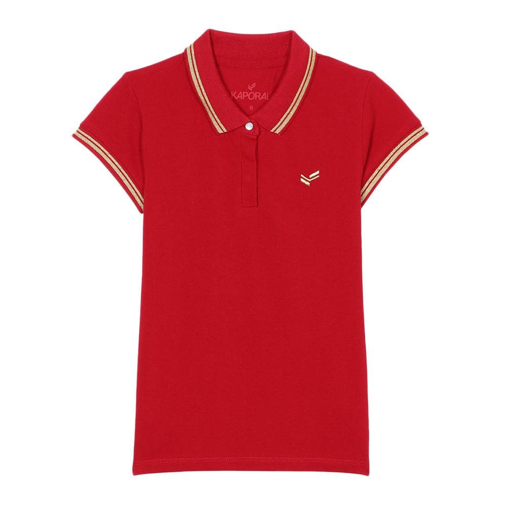 Polo Rouge Fille Kaporal Fanye 1