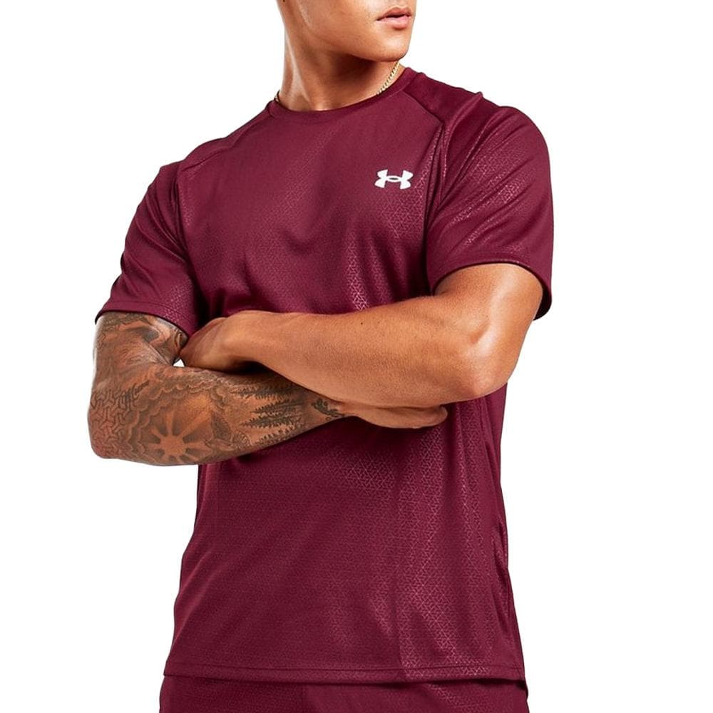 T-Shirt Rouge Homme Under Armour 1372530 1