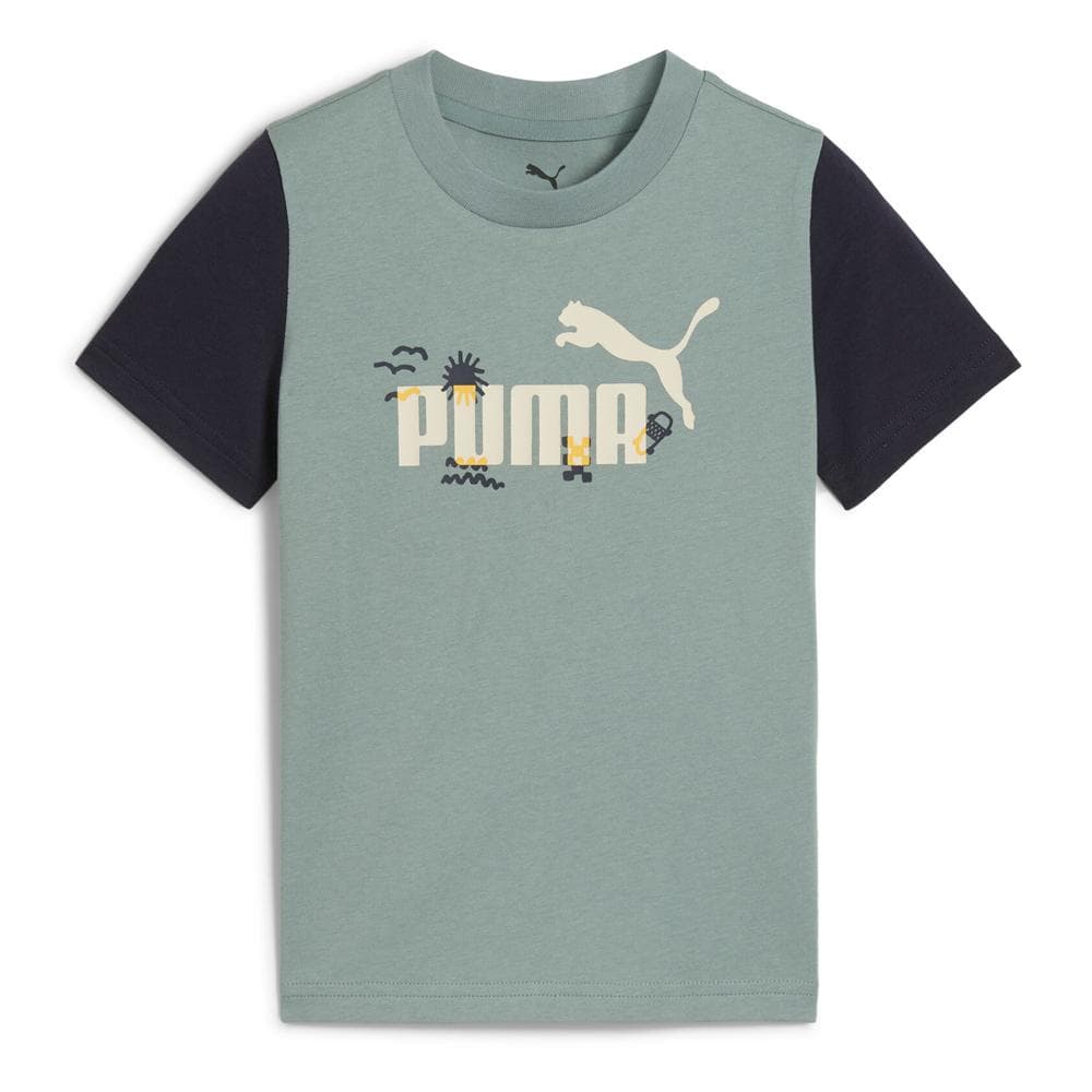 T-shirt Vert Enfant Puma Sandy Adventures 1