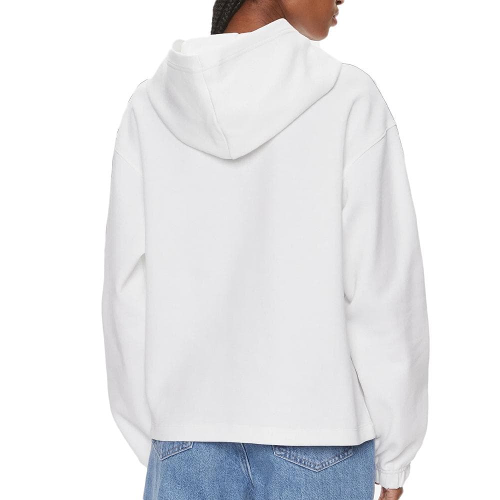 Sweat Blanc Femme Calvin Klein Embro Elastic 2