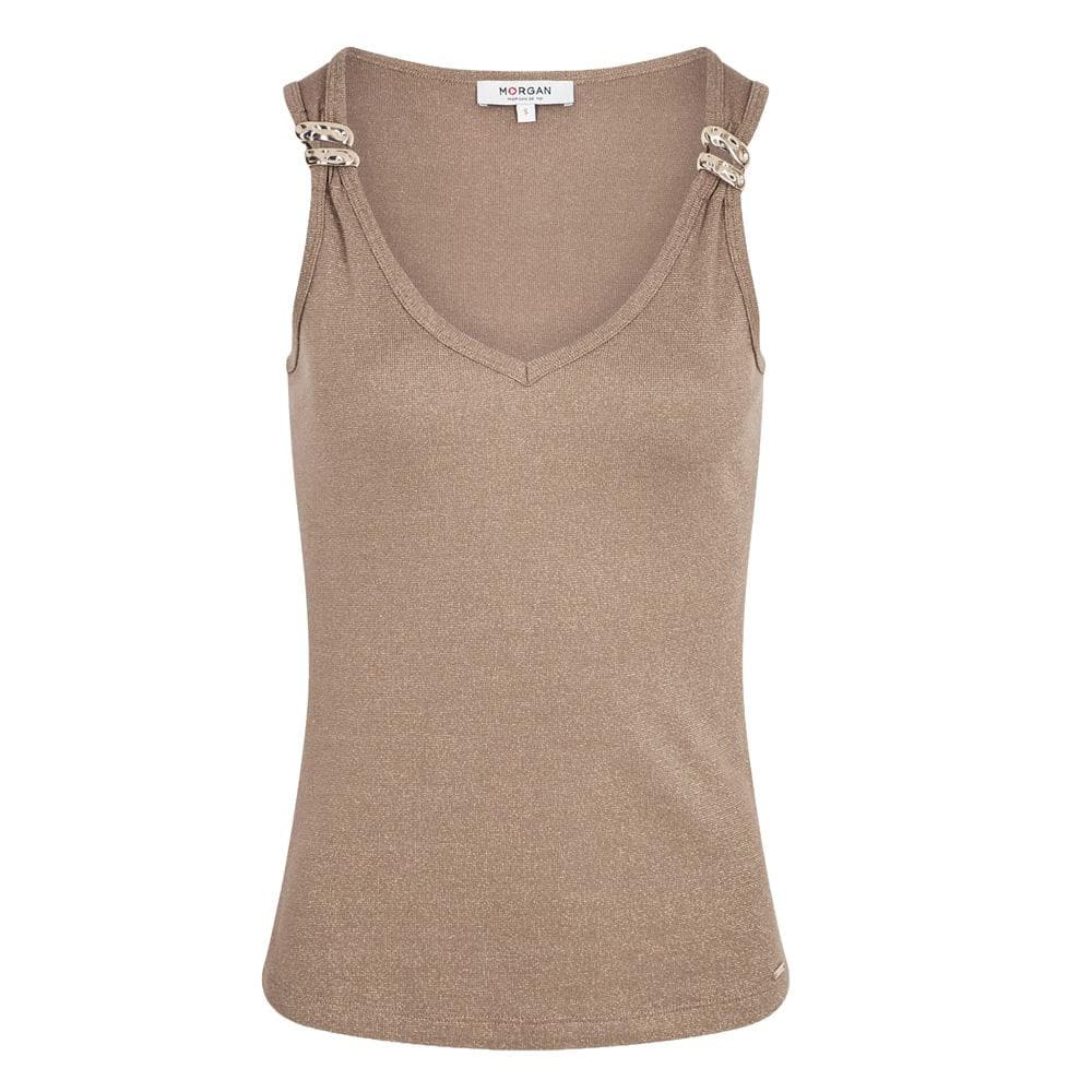 Débardeur Beige Femme Morgan DNOEMI 3