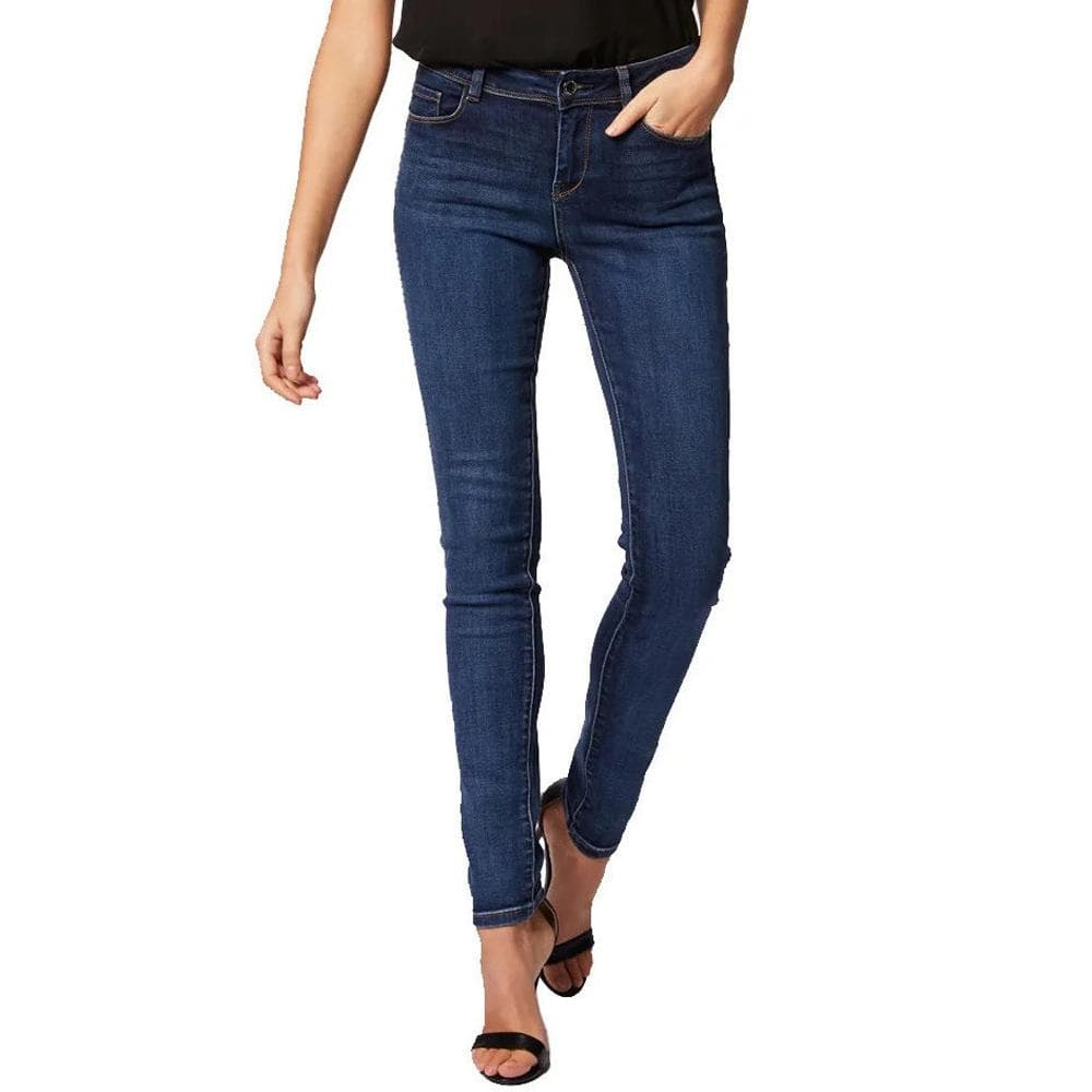 Jean Slim Bleu Femme Morgan POM 1