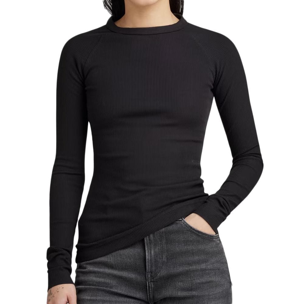 T-shirt Manches Longues Noir G-Star Femme D23343 1