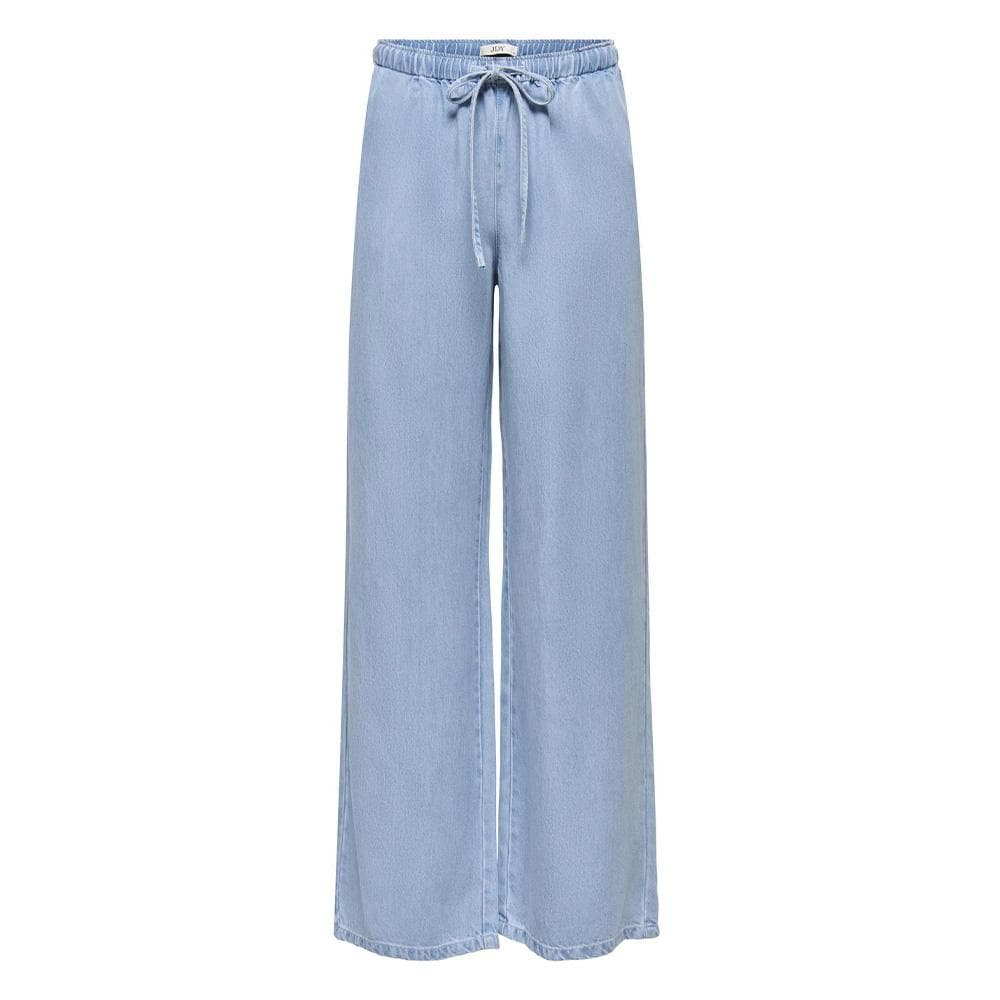 Pantalon Bleu Femme JDY Mira Mw Wide String 2