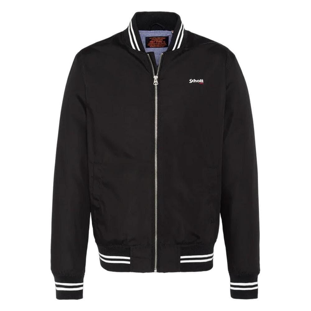Veste Noir Homme Schott Blouson College 1