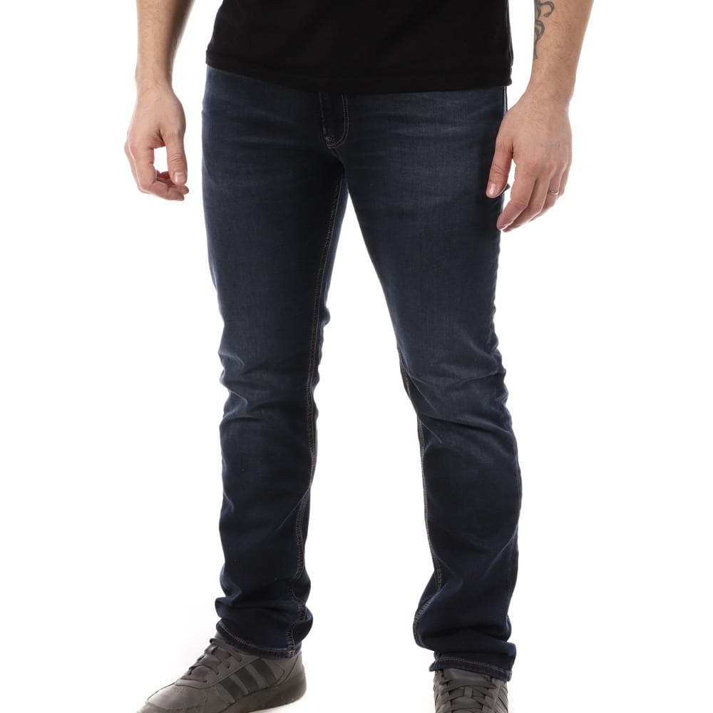 Jean Droit Bleu Foncé Homme Teddy Smith Reeple Rock 1