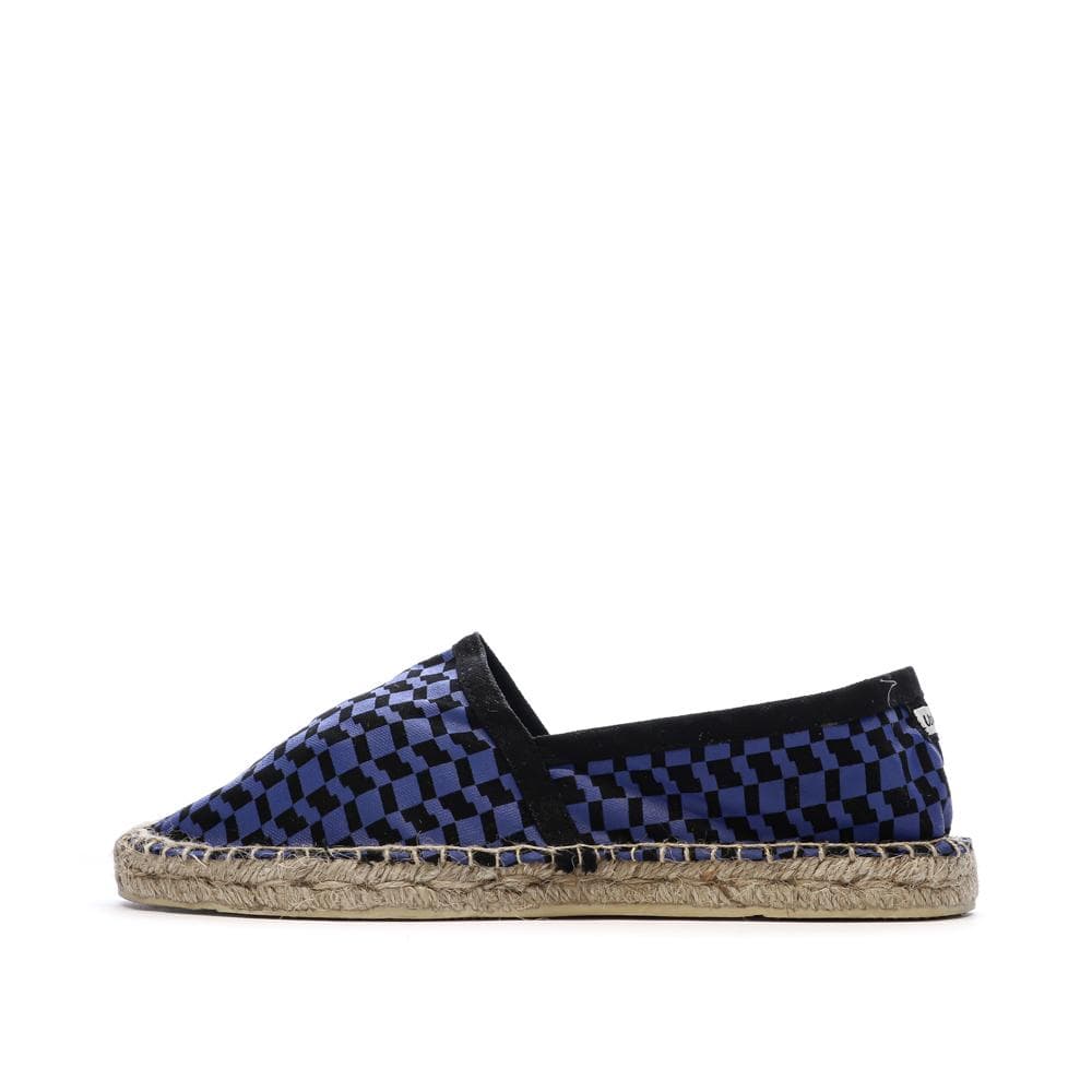 Espadrilles Damier Bleu/Noir Homme Ushuaia Dimitri 1