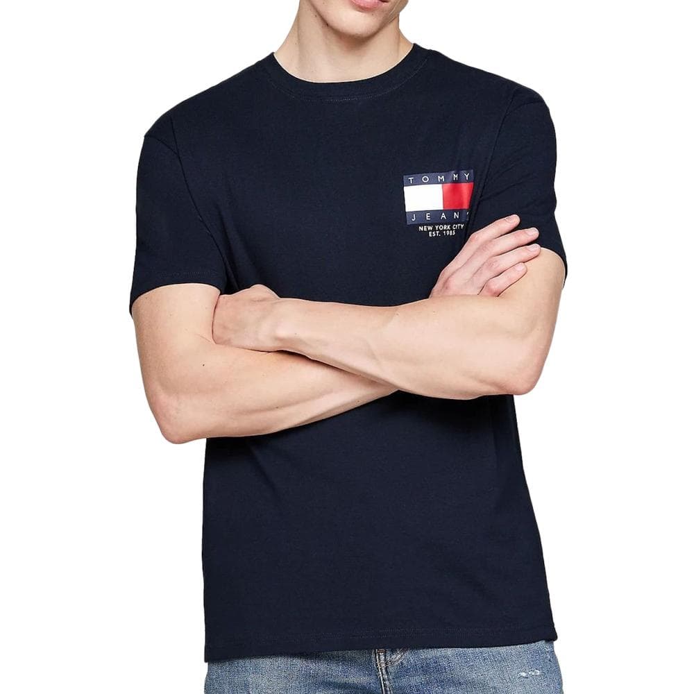 T-shirt Marine Homme Tommy Hilfiger Sig 1
