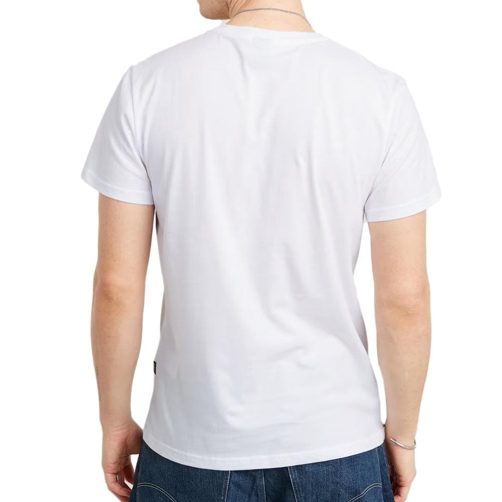 T-shirt Blanc Homme G-Star Originals D21664 2