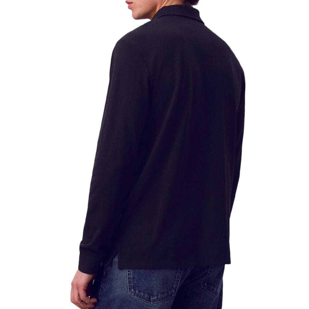 Polo Manches longues Noir Homme Calvin Klein Casual Pique 2