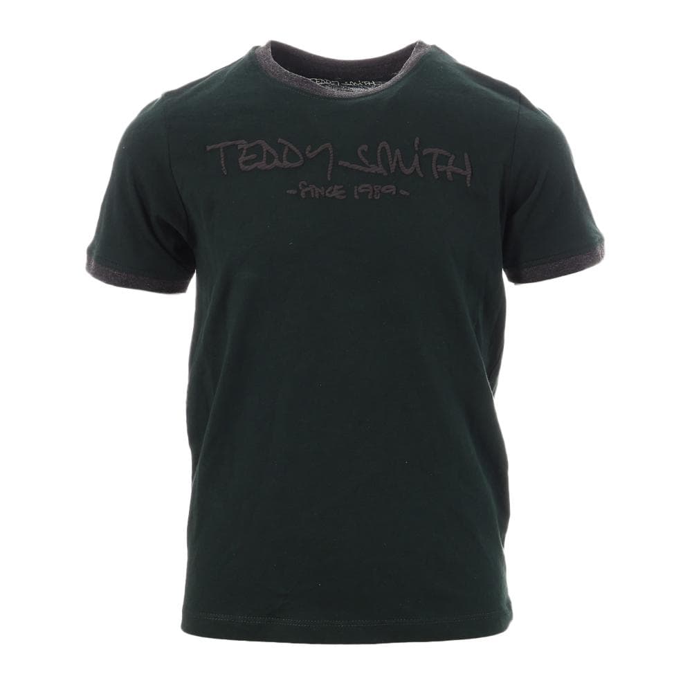 T-shirt Vert Garçon Teddy Smith Ticlass3 Mc 2