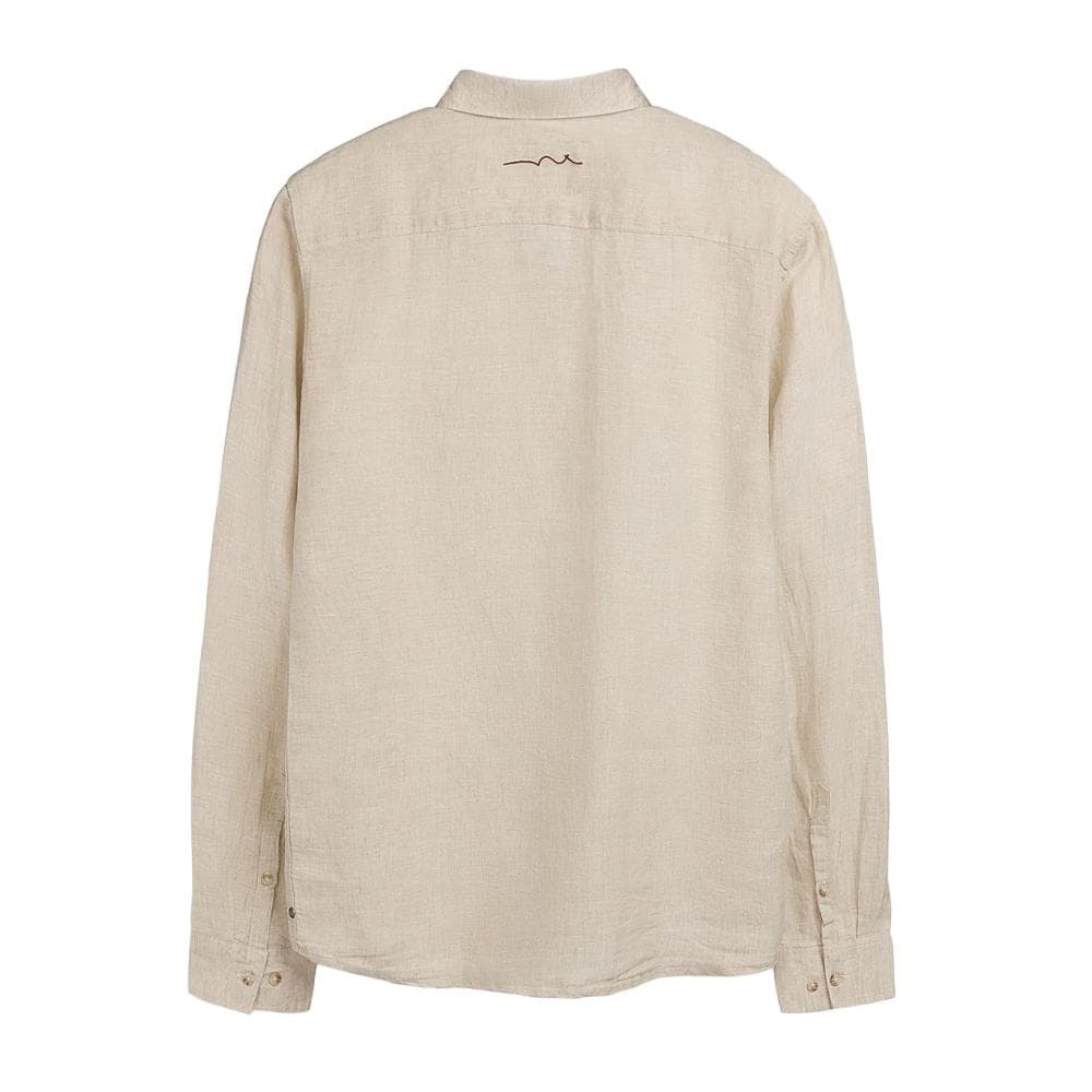 Chemise Beige Homme Teddy Smith linen 2