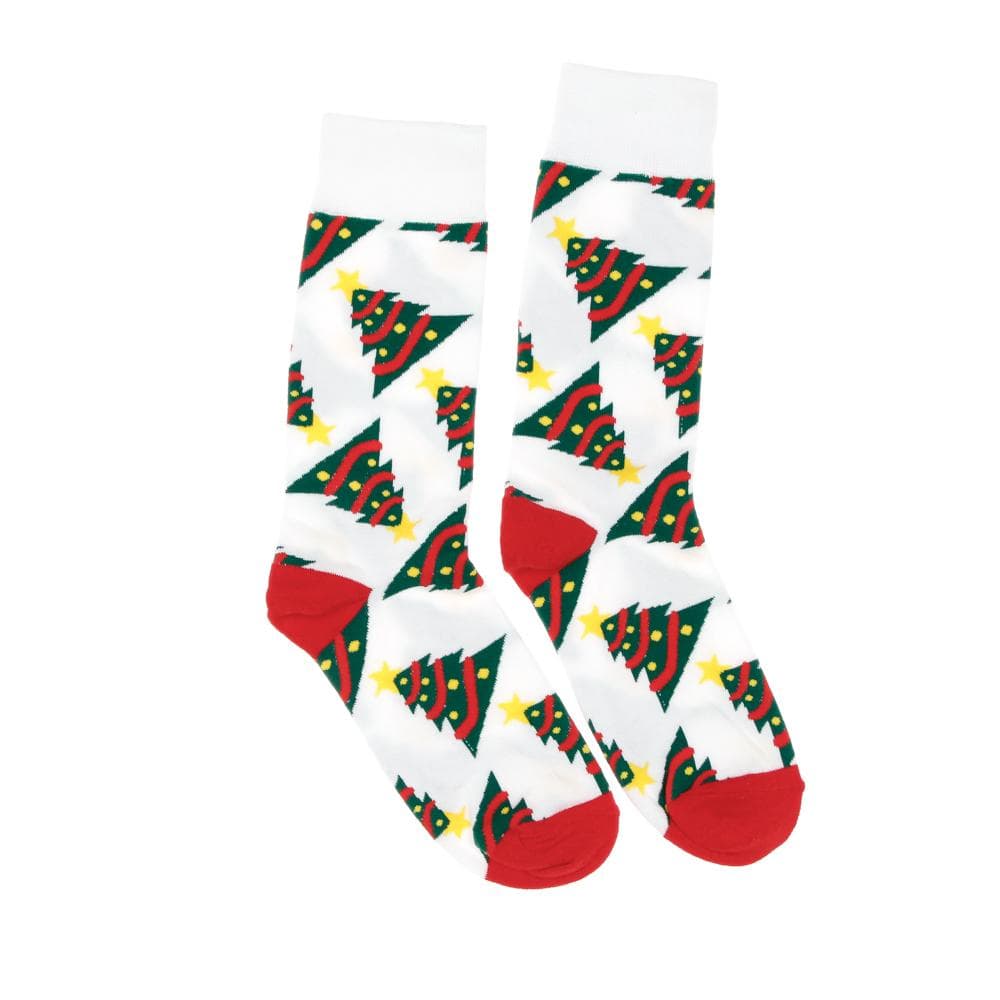 Chaussettes Blanc/Vert Mixte Stella Green Sapins 1