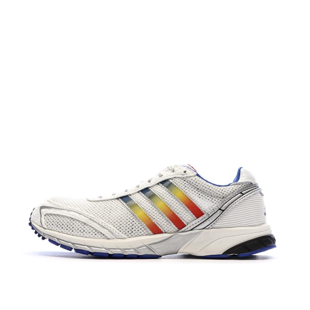 Baskets Blanches/Bleu Mixte Adidas Adizero Adios 1