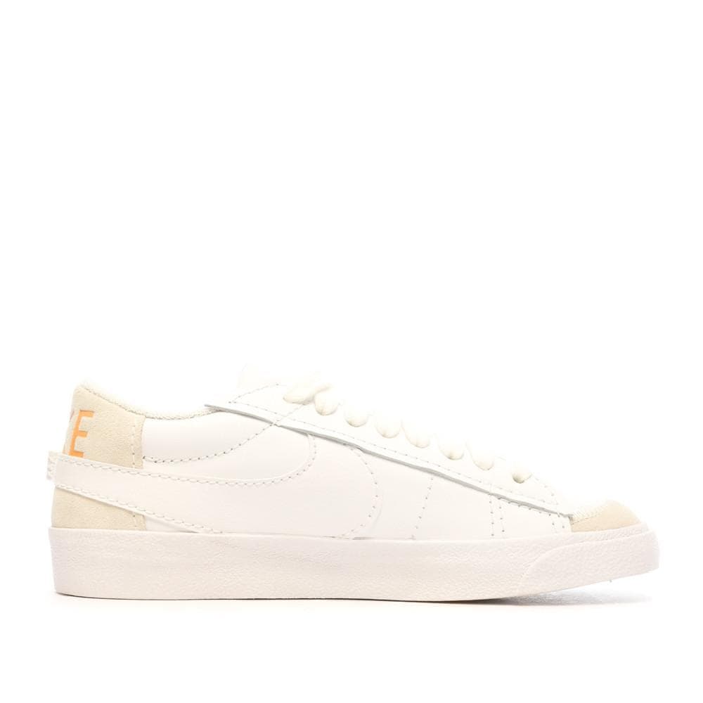 Baskets Blanches/Orange Mixte Nike Blazer Low 77 Jumbo 2