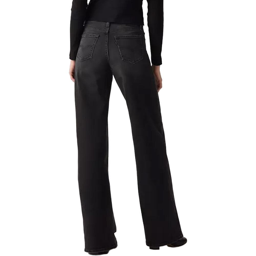 Jean Baggy Noir Femme Levi's 728 Wide 2