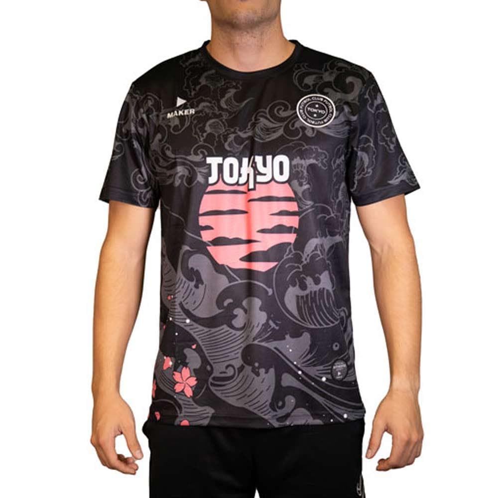 Maillot de Football Noir Sport Zone Tokyo 4009 1