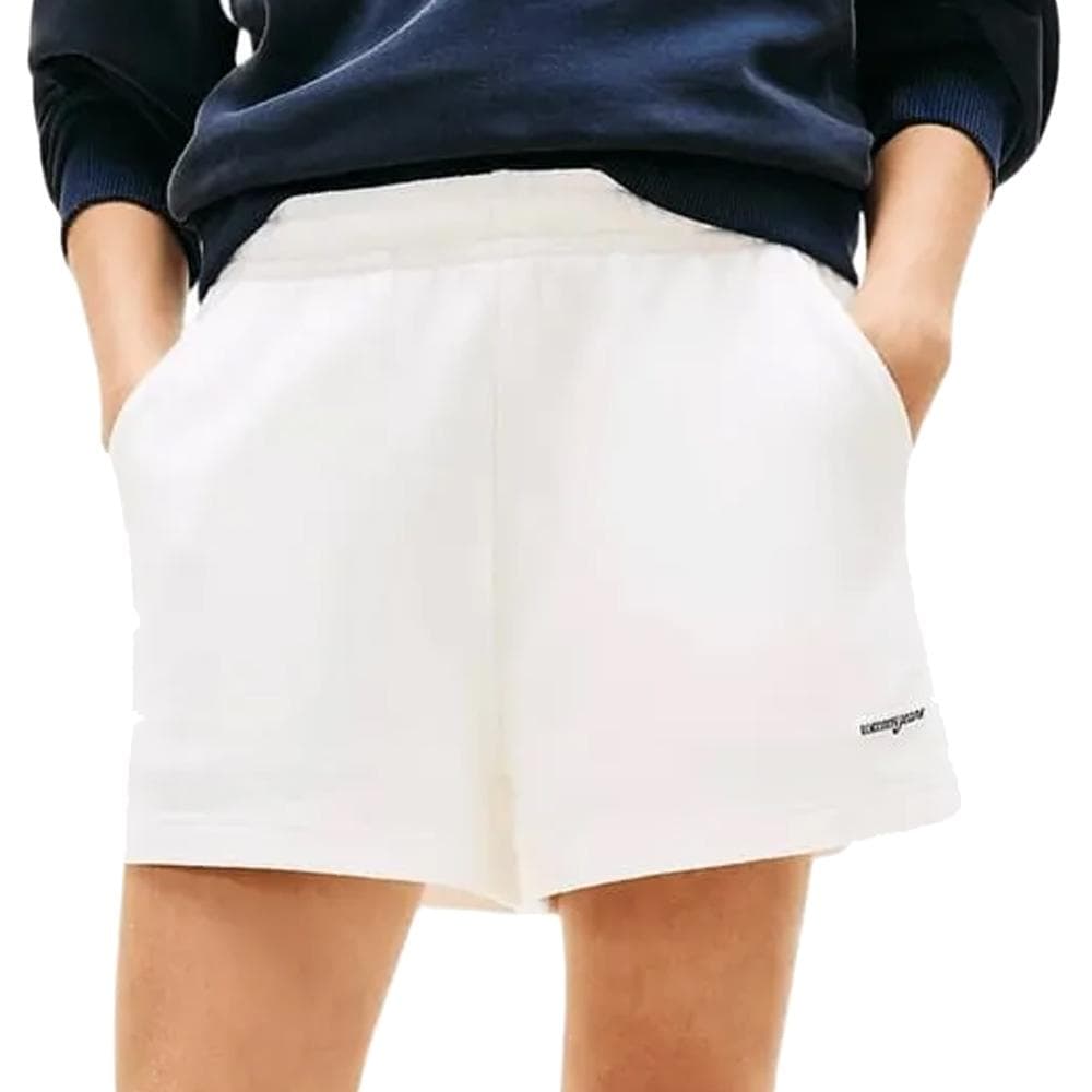 Short Beige Femme Tommy Hilfiger Tjw Script Lbl 1