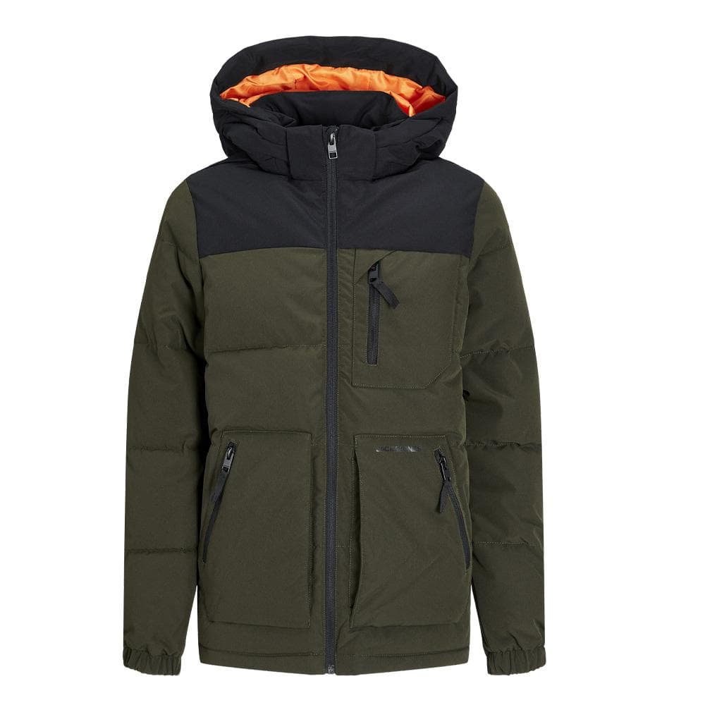 Doudoune Kaki Garçon Jack & Jones Jeotto Puffer 3