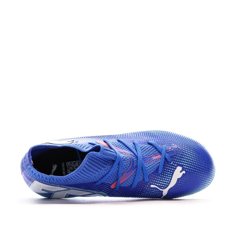 Chaussures de Foot Bleues Enfant Puma Future 7 Match FG/AG 4